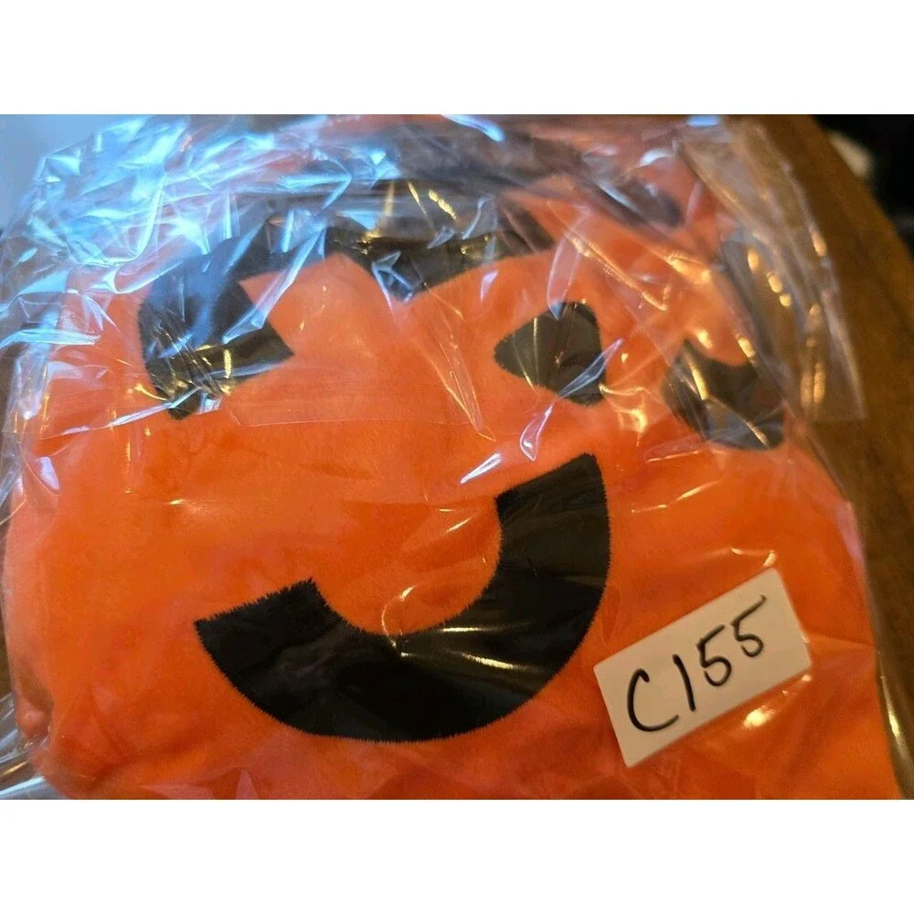 Vibrant Life Pumpkin Dog Costume Large Jack O Lantern Halloween Spooky C156